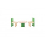 Set mobilier Bucatarie- Sala de Mese de jucarie din lemn WoddyLand Set mobilier Bucatarie- Sala de Mese de jucarie din lemn WoddyLand